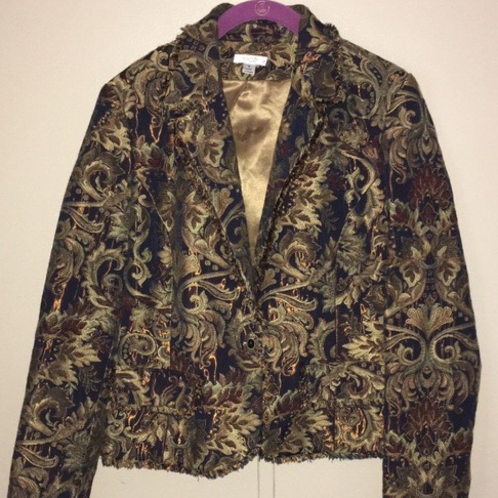 Vintage Y2k Cach Pattern Blazer - image 1